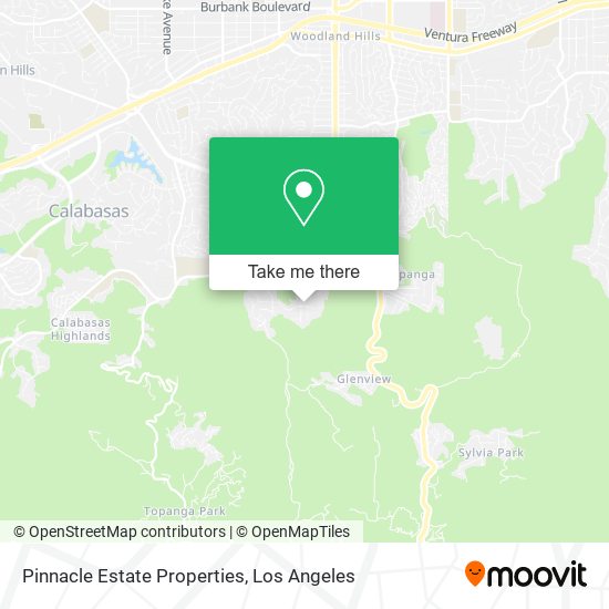 Pinnacle Estate Properties map