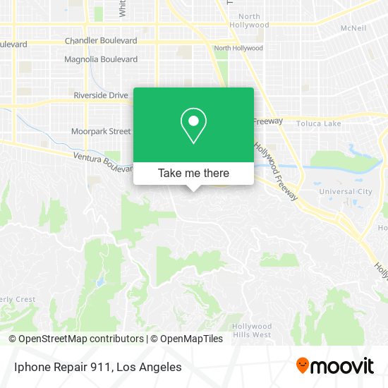 Mapa de Iphone Repair 911