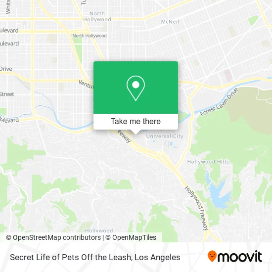 Secret Life of Pets Off the Leash map