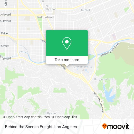 Mapa de Behind the Scenes Freight