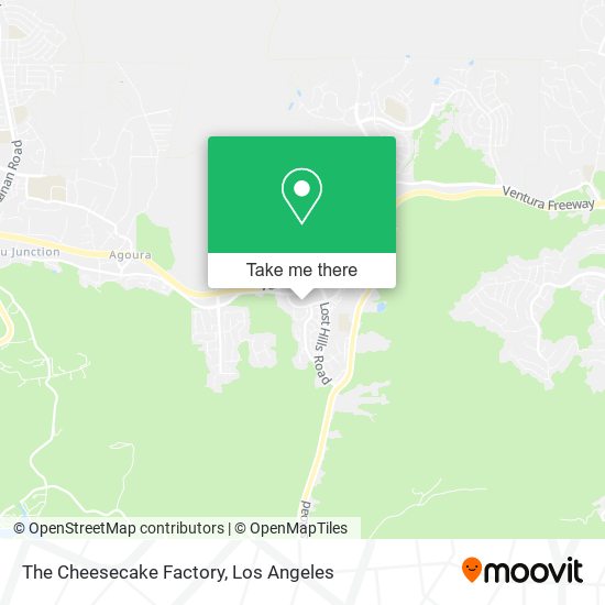 The Cheesecake Factory map