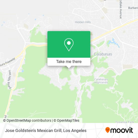 Mapa de Jose Goldstein's Mexican Grill