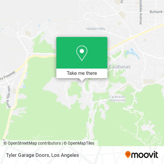Tyler Garage Doors map