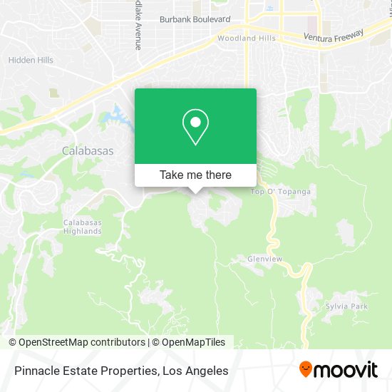 Pinnacle Estate Properties map