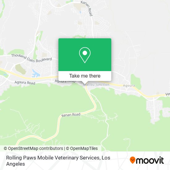 Rolling Paws Mobile Veterinary Services map