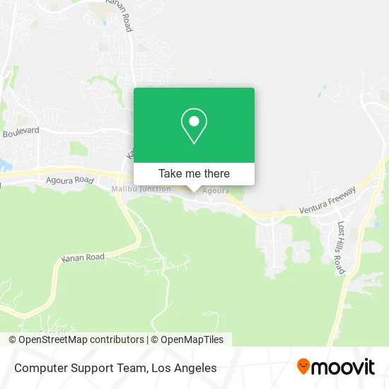 Computer Support Team map