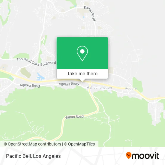 Mapa de Pacific Bell