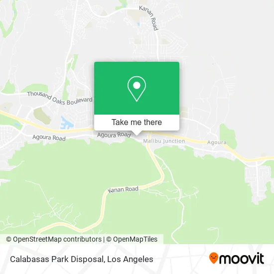 Mapa de Calabasas Park Disposal