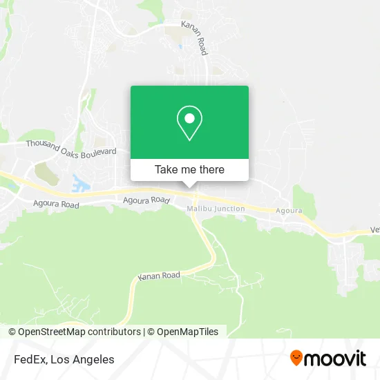 Mapa de FedEx