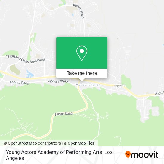 Mapa de Young Actors Academy of Performing Arts