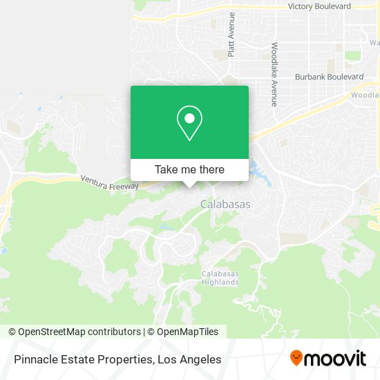 Pinnacle Estate Properties map