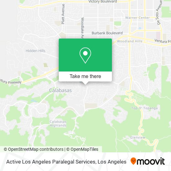 Active Los Angeles Paralegal Services map