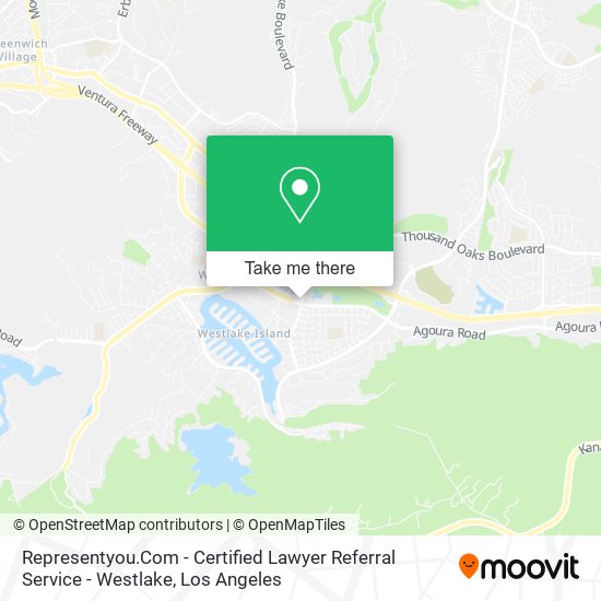 Representyou.Com - Certified Lawyer Referral Service - Westlake map
