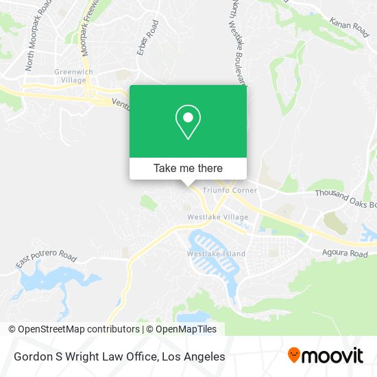 Gordon S Wright Law Office map