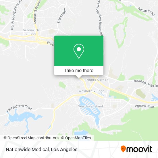 Mapa de Nationwide Medical