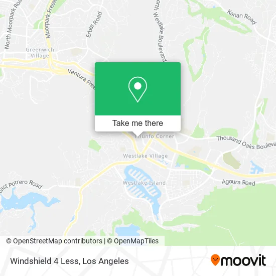 Mapa de Windshield 4 Less