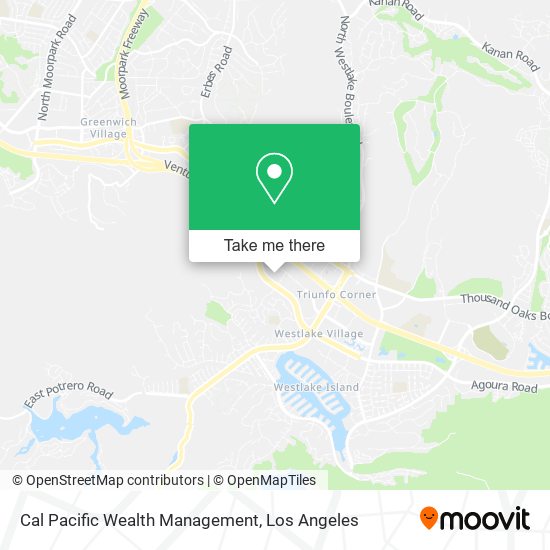 Cal Pacific Wealth Management map