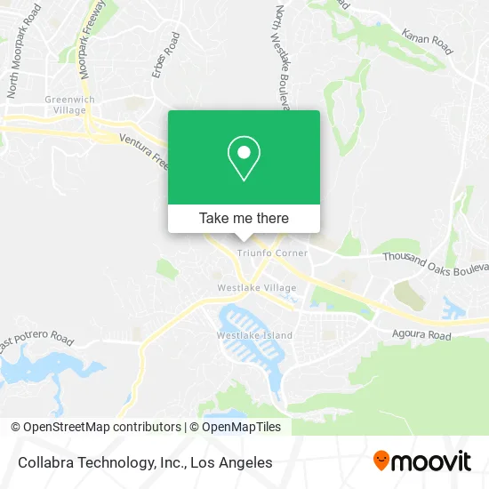 Mapa de Collabra Technology, Inc.