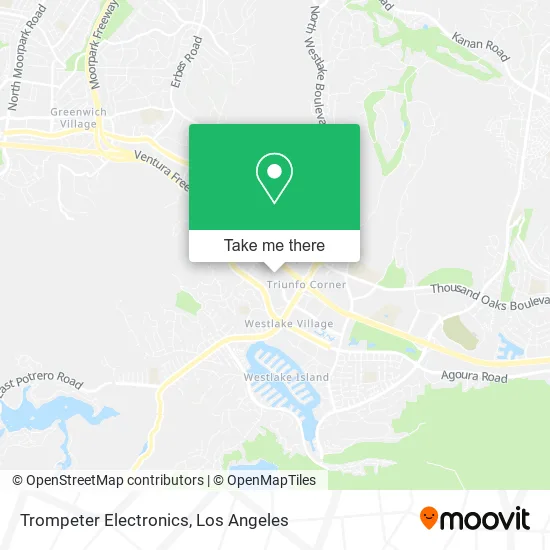 Mapa de Trompeter Electronics