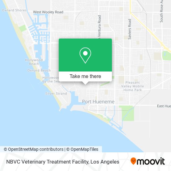 NBVC Veterinary Treatment Facility map