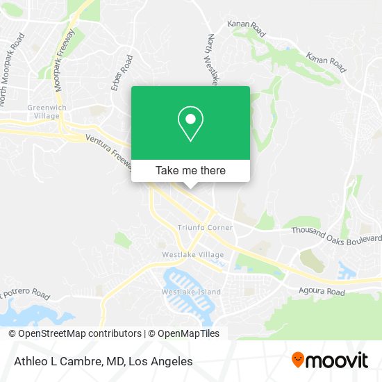 Athleo L Cambre, MD map
