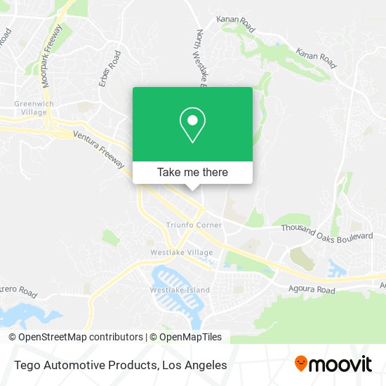 Tego Automotive Products map