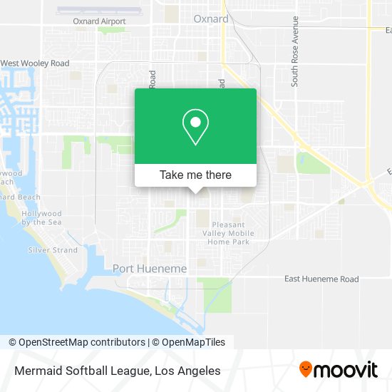 Mermaid Softball League map