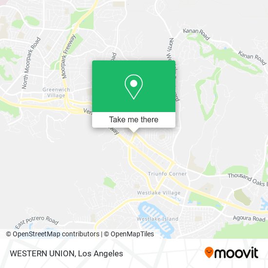 WESTERN UNION map