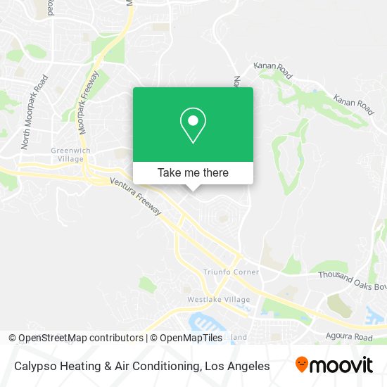 Calypso Heating & Air Conditioning map
