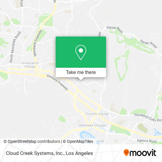 Mapa de Cloud Creek Systems, Inc.