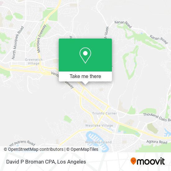 David P Broman CPA map