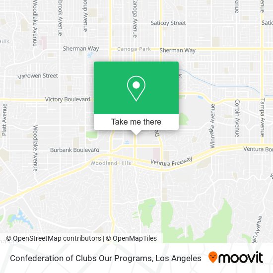Confederation of Clubs Our Programs map