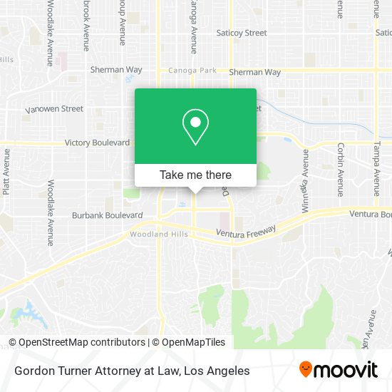 Gordon Turner Attorney at Law map