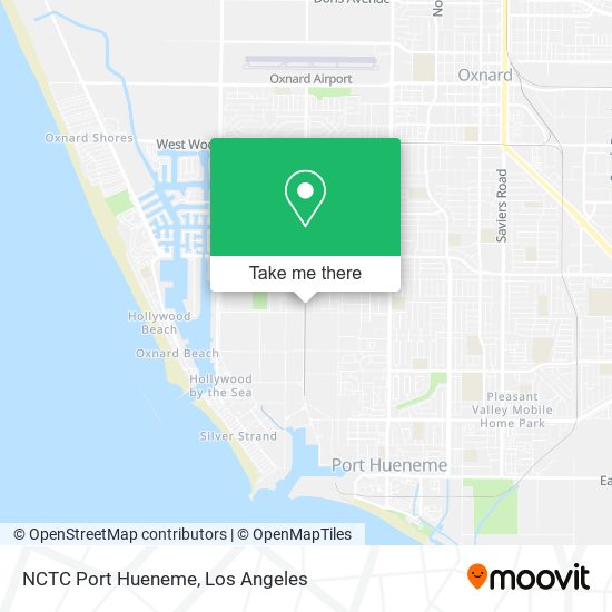 Mapa de NCTC Port Hueneme