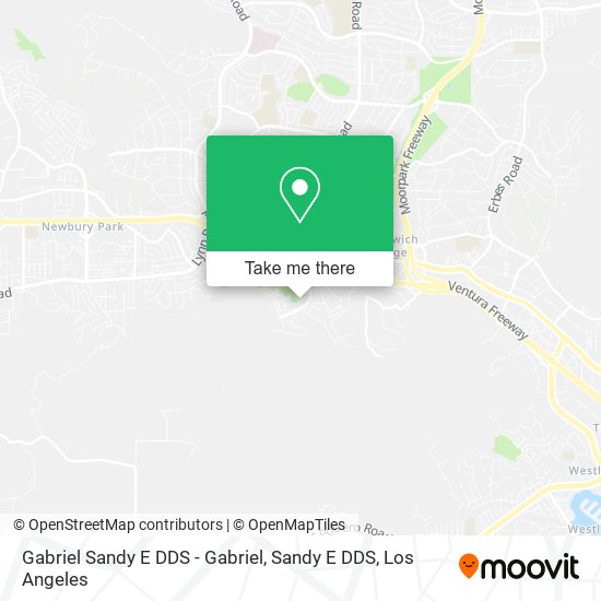 Gabriel Sandy E DDS - Gabriel, Sandy E DDS map