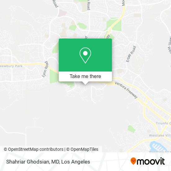 Shahriar Ghodsian, MD map