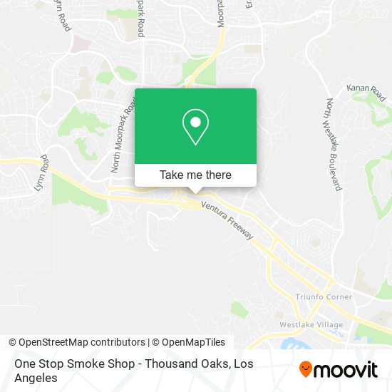 Mapa de One Stop Smoke Shop - Thousand Oaks