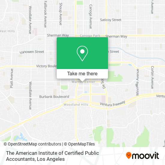 Mapa de The American Institute of Certified Public Accountants