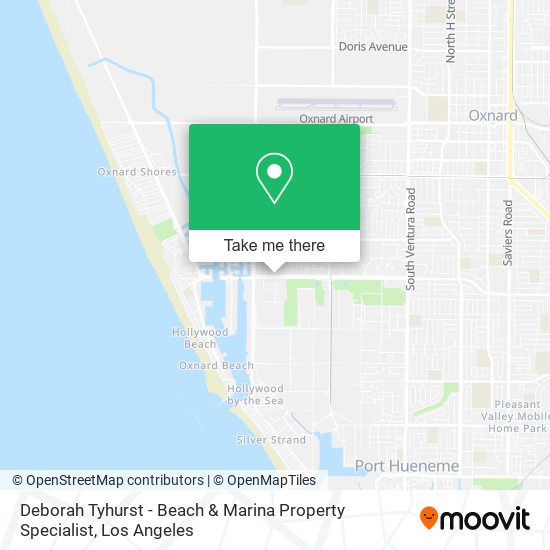 Deborah Tyhurst - Beach & Marina Property Specialist map