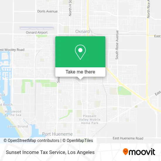 Sunset Income Tax Service map