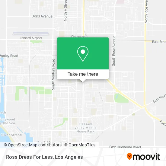 Mapa de Ross Dress For Less