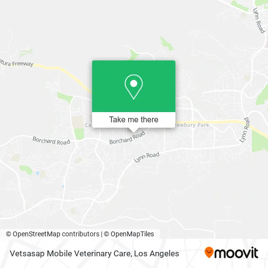 Mapa de Vetsasap Mobile Veterinary Care