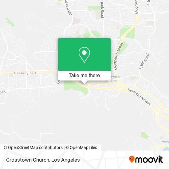 Crosstown Church map