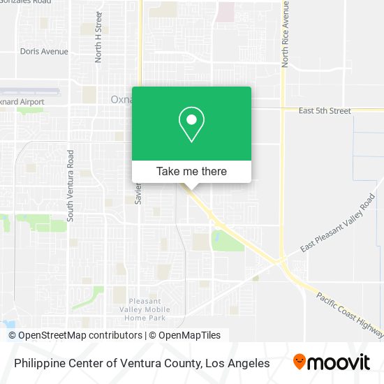 Philippine Center of Ventura County map