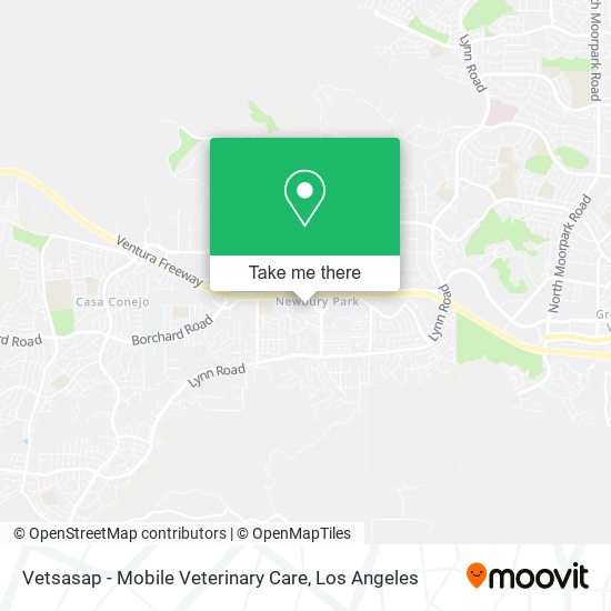 Vetsasap - Mobile Veterinary Care map