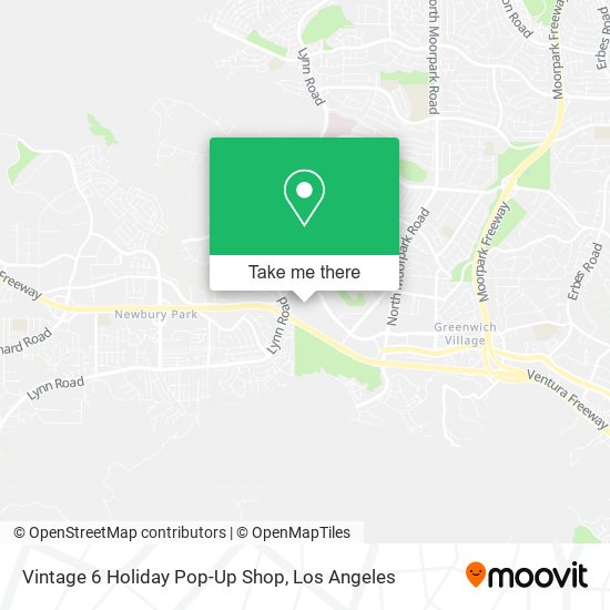 Mapa de Vintage 6 Holiday Pop-Up Shop