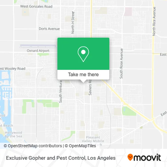 Exclusive Gopher and Pest Control map