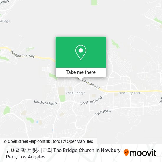 뉴버리팍 브릿지교회 The Bridge Church In Newbury Park map