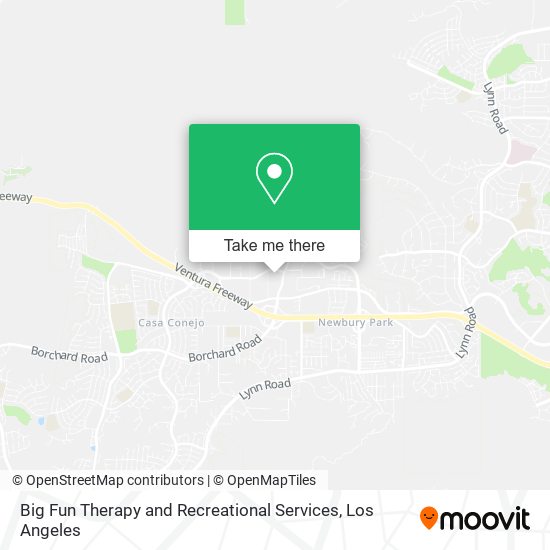 Big Fun Therapy and Recreational Services map