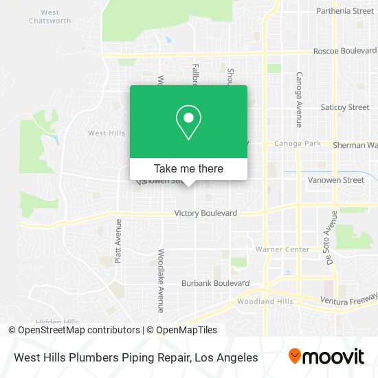 West Hills Plumbers Piping Repair map